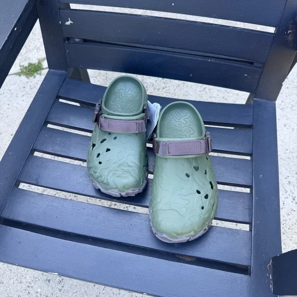 Crocs All Terrain Atlas Green Clogs - Picture 4 of 6